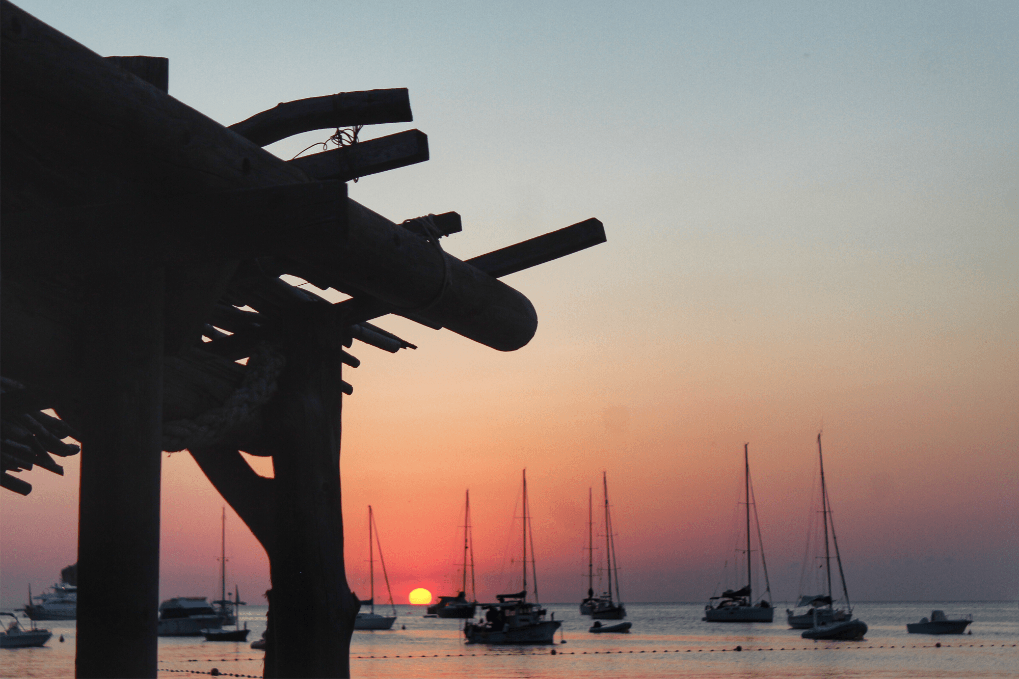 atardecer en ibiza